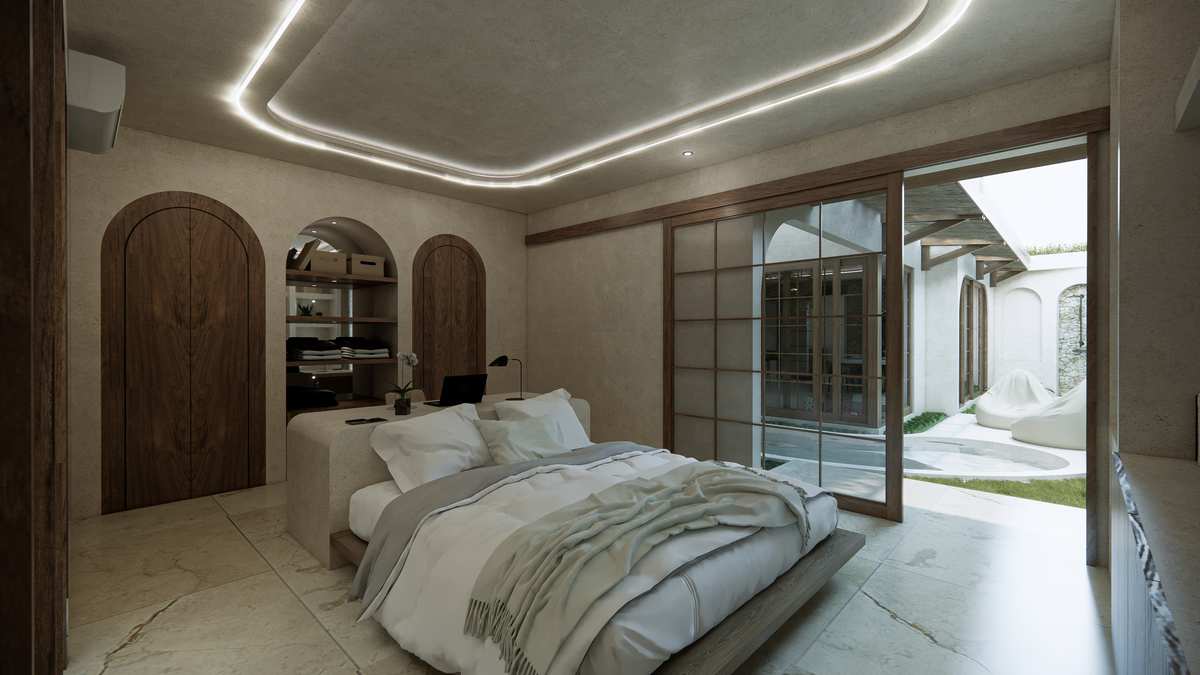 Three-bedroom villa: Master bedroom