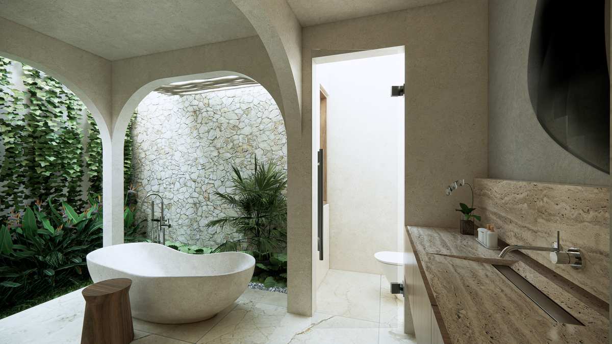 Master bathroom